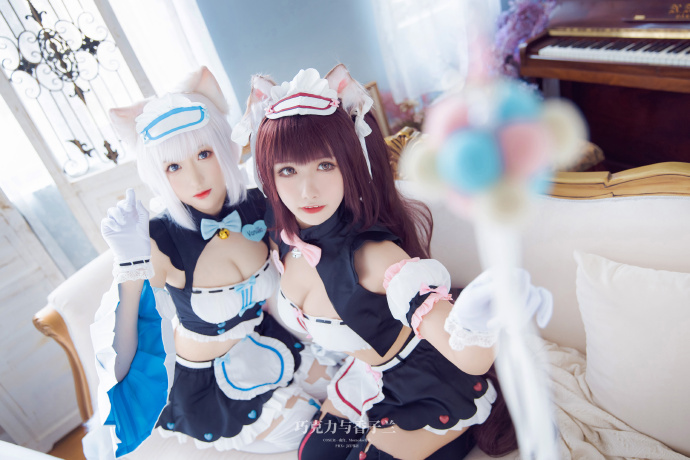 讨厌,巧克力,这样会痒啦……!