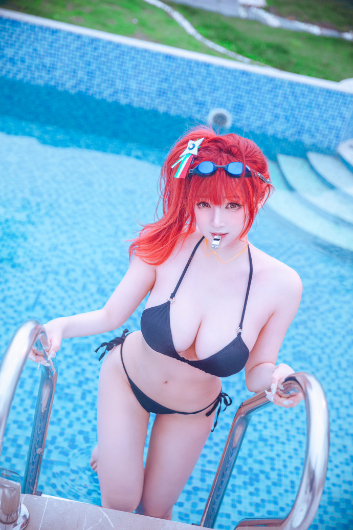 呼…这样的天气果然还是最适合游泳了～