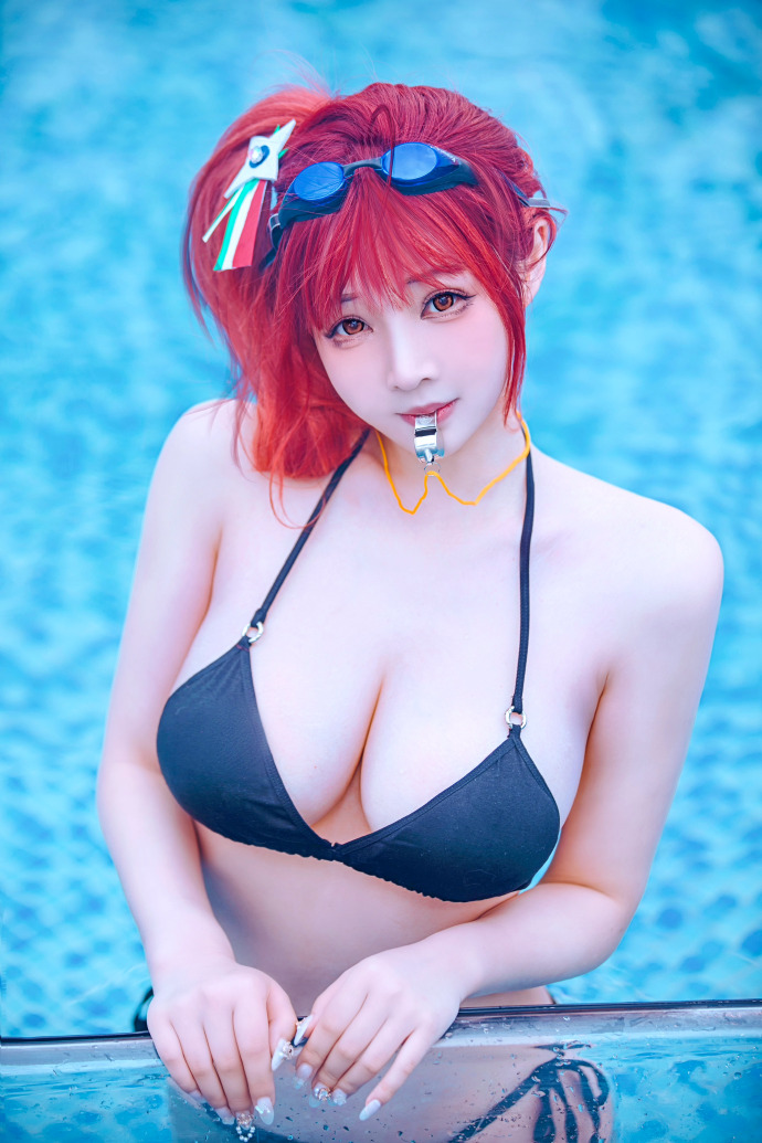 呼…这样的天气果然还是最适合游泳了～